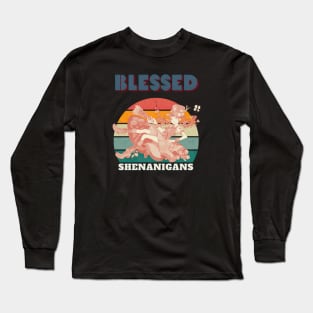 Blessed Shenanigans Long Sleeve T-Shirt